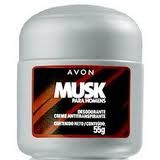 Desodorante em creme Musk para homens Avon